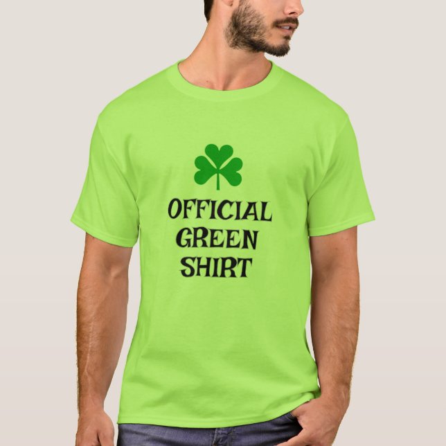 Green Shirt for St. Patrick's Day (Front)
