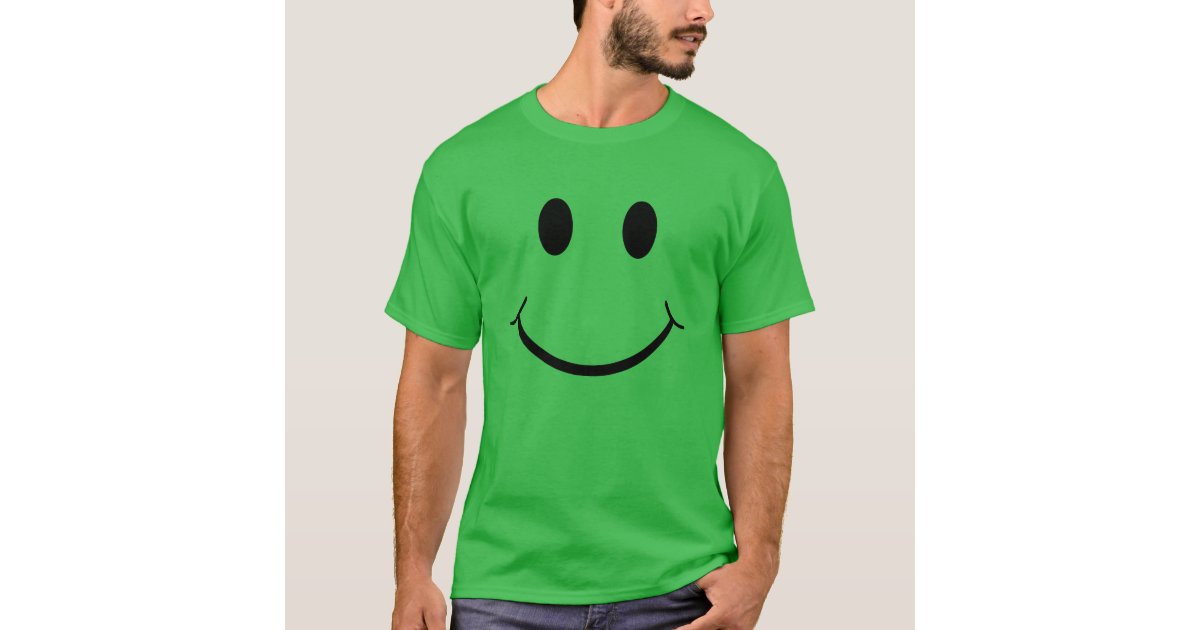 green smiley shirt wwe