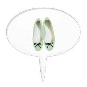 Green Shoes Cake Topper