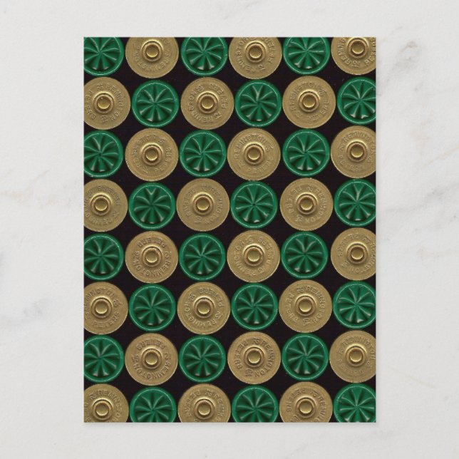 green shotgun shells postcard (Front)