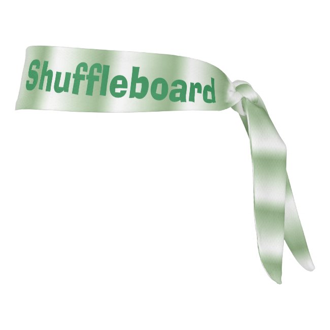 Green Shuffleboard Headband
