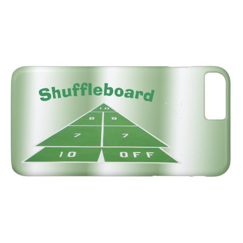 Green Shuffleboard iPhone 87 Plus Case