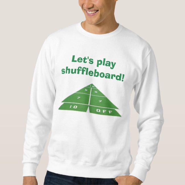 Green Shuffleboard Sweatshirt