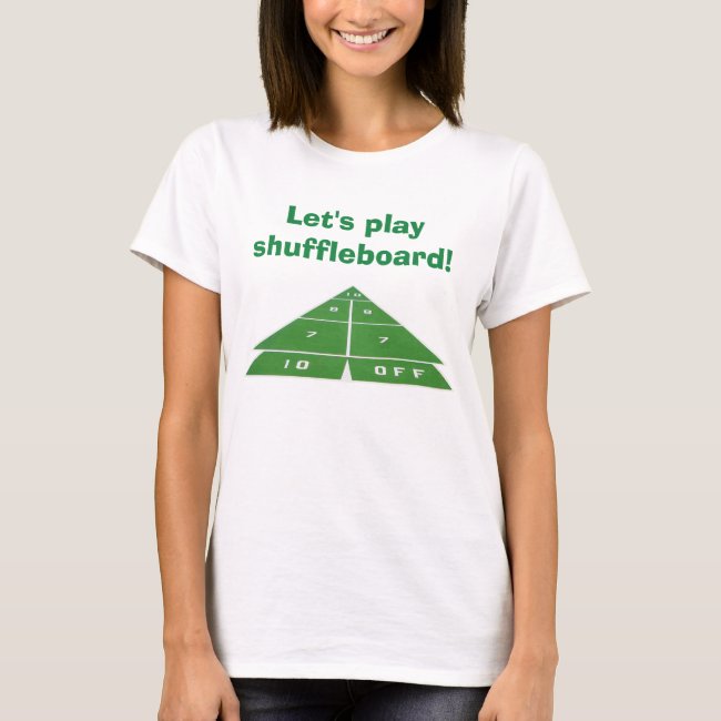 Green Shuffleboard T-Shirt