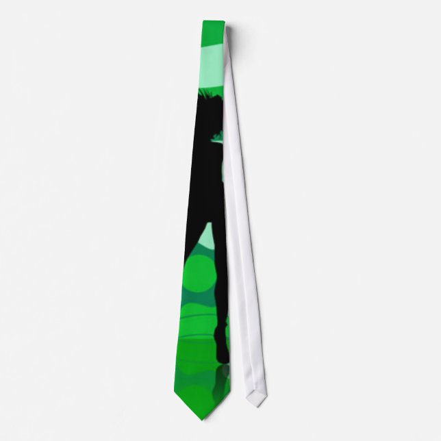 Green Silhouette Tie (Front)