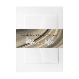 Green Silk & Ivory Pearls Belly Band