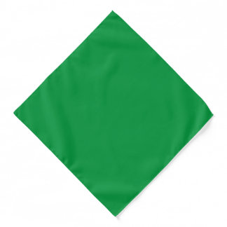Green Simple Solid Bandana