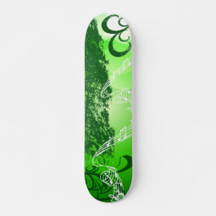 Green SingSong - Skateboard Deck