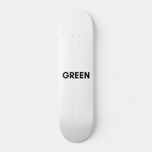 green skateboard
