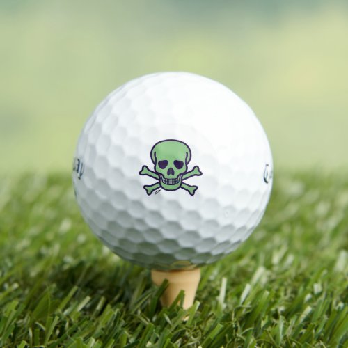 Green Skull Callaway Supersoft golf balls 12 pk
