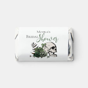Green Skull & Roses Irish Bridal Shower Hershey's Miniatures