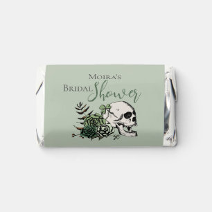 Green Skull & Roses Irish Bridal Shower Hershey's Miniatures