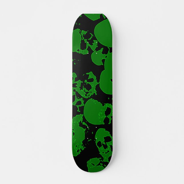 Green Skull Skateboard (Front)