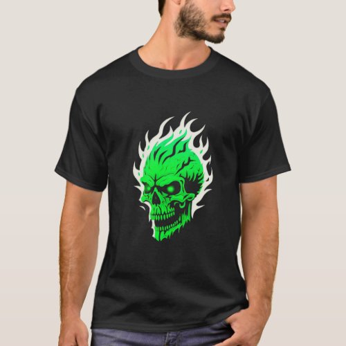 Green Skull T_Shirt