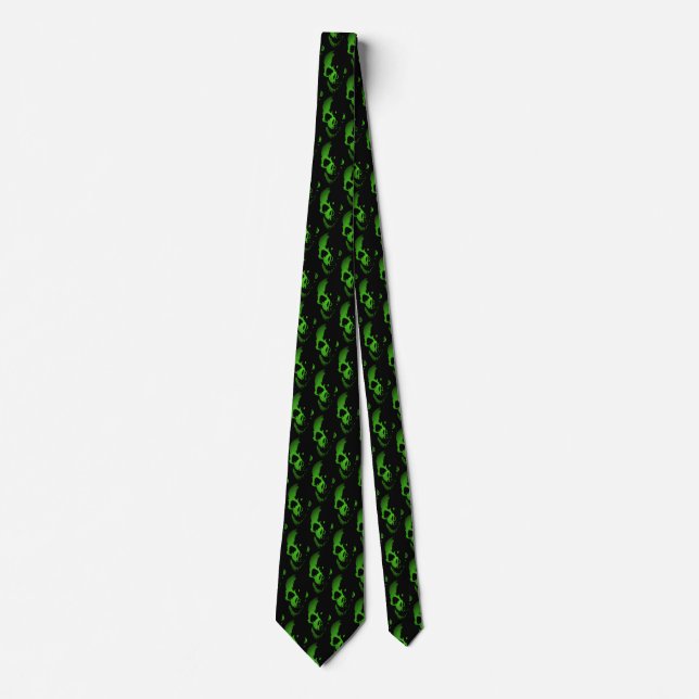 Green Skull Tie (Front)