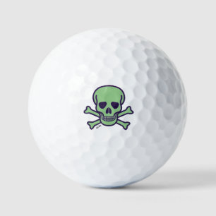 Green Skull value golf balls 12 pk