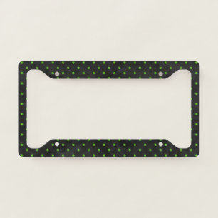 Green Skulls and Sunflower Series Design 13 License Plate Frame