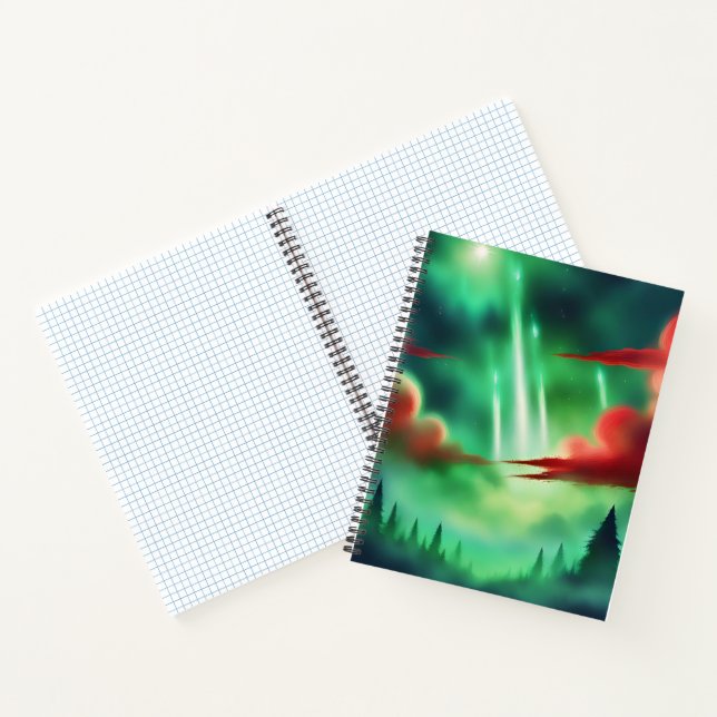 green sky notebook (Inside)
