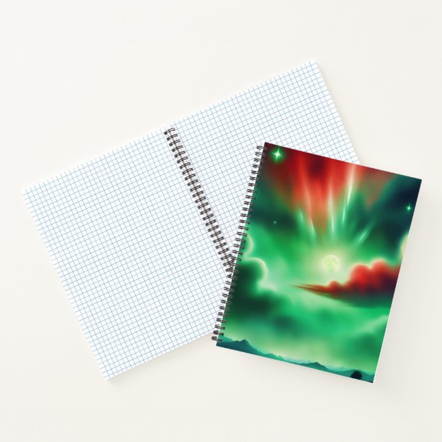 green sky notebook (Inside)