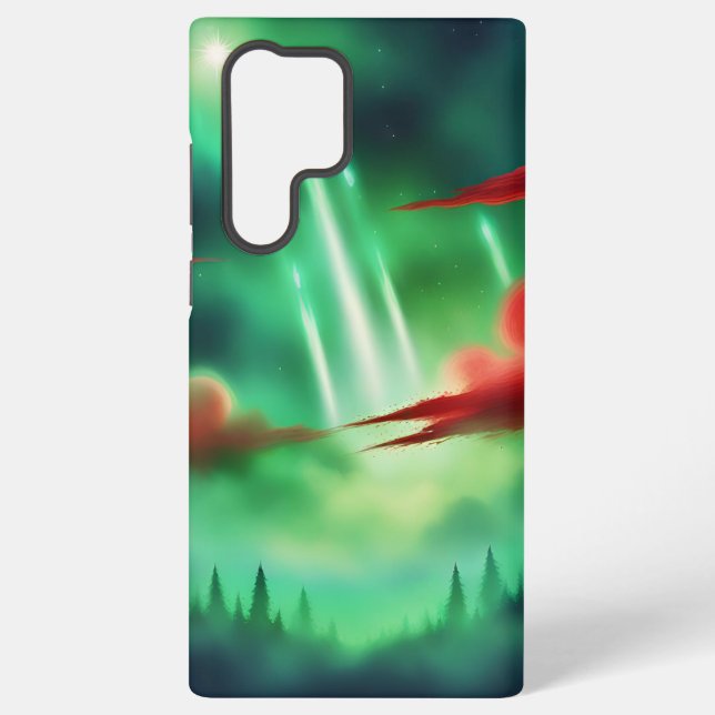 green sky samsung galaxy case (Back)