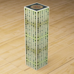 Green Sky Scrapper Wine Gift Box