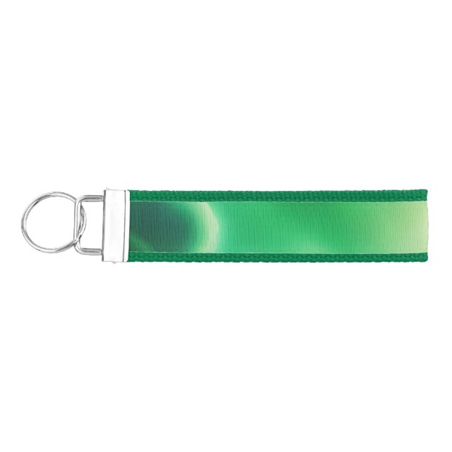 green sky wrist keychain (Keys on Left)