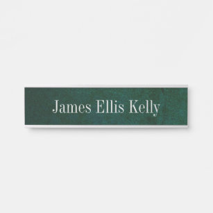 Green Slate Color Name Plates & Desk Signs