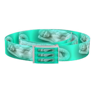 green sleeping mermaids belt