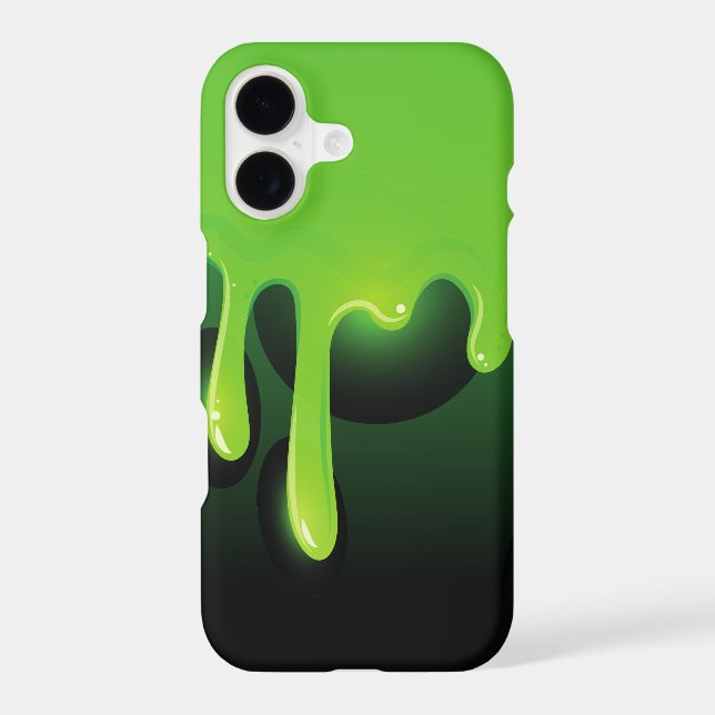 green slime iphone case (Back)