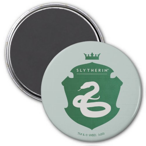 Green SLYTHERIN Crowned Crest Magnet