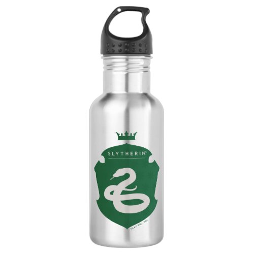 Green SLYTHERIN Crowned Crest Stainless Steel Water Bottle