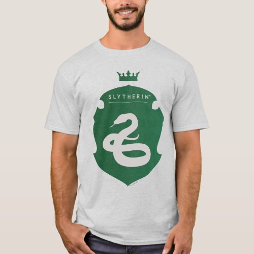 Green SLYTHERINâ Crowned Crest T_Shirt