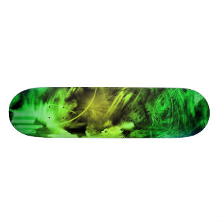 Green Smoke Skateboard Deck