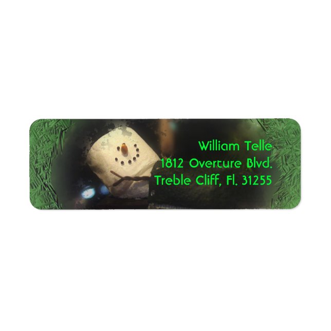 Green S'Mores Sleeping Bag Label (Front)