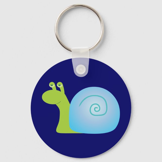 Green Snail Keychain (Front)