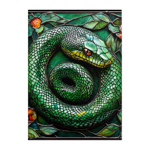 Green Snake Acrylic Print