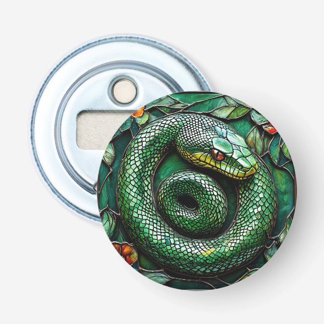 Green Snake Bottle Opener (Front)