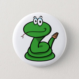 Green Snake Button