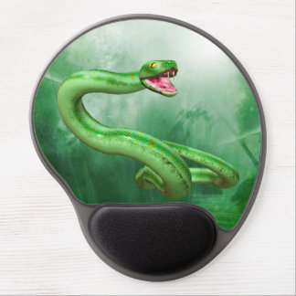 Green Snake Gel Mouse Pad