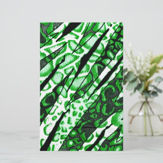 Green Snake Skin Camo (Standing Front)