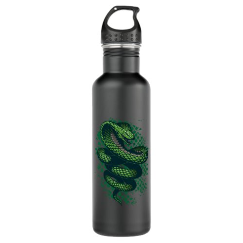 Green Snake Snakes Reptile Terrarium Stainless Steel Water Bottle