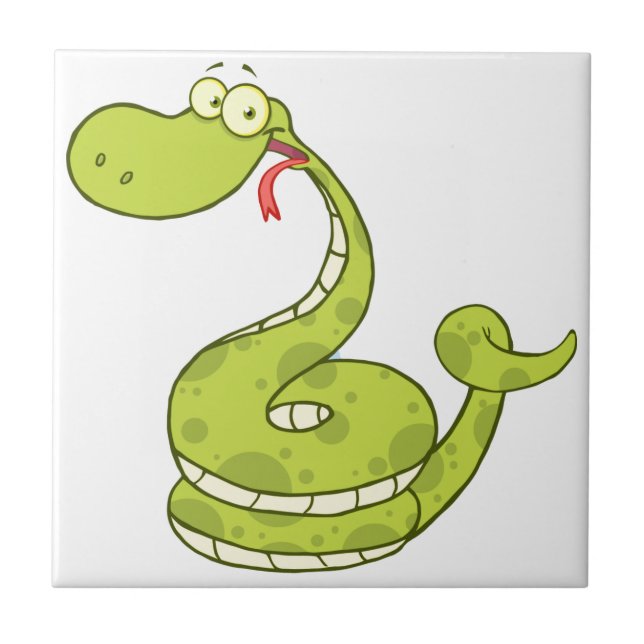Green Snake Tile (Front)
