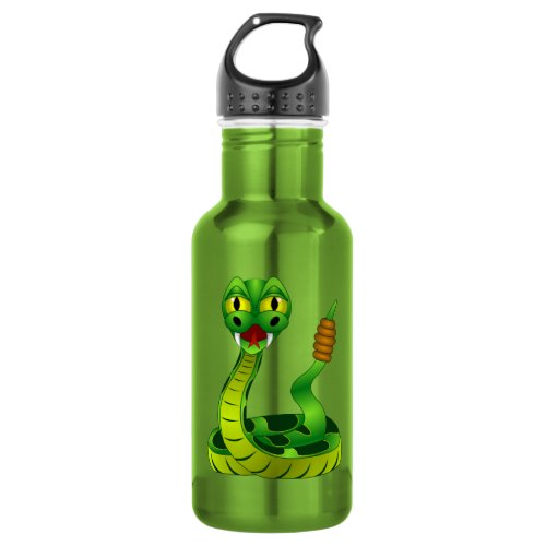 Green Snake Water Bottle