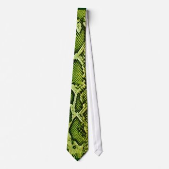 Green Snakeskin Tie by TheTieStore at Zazzle