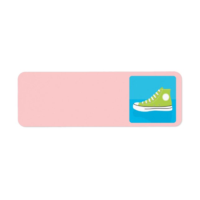 Green Sneaker Label (Front)