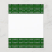 Green Snowflake Pattern (Back)