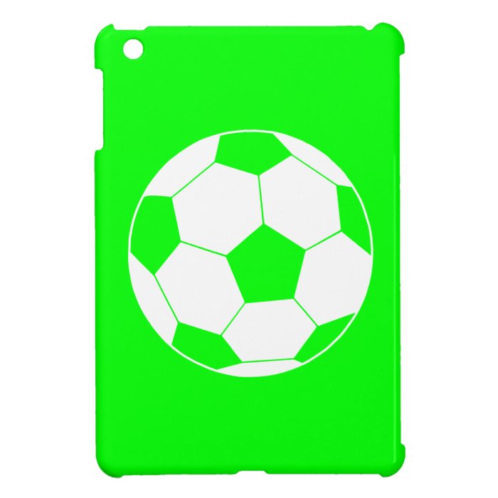 Green Soccer Ball iPad Mini Case