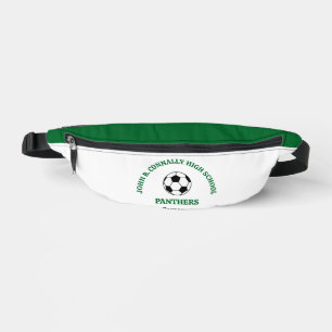 Green Soccer Player Personalized Team Fanny Pack