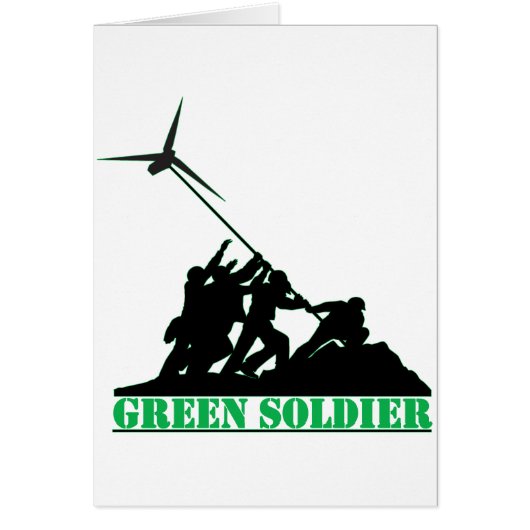 Green Soldier Windmill Cards (Front)