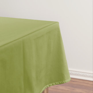 Green Solid Color Avocado Sage #939c43 Tablecloth